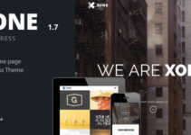 Xone - Clean One Page WordPress Theme