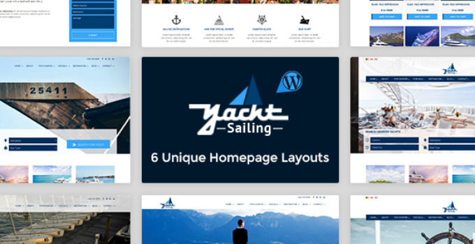 Yacht Sailing - Marine Charter WordPress theme