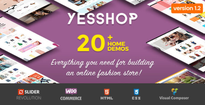 Yesshop - Responsive Multipurpose WordPress WooCommerce Theme
