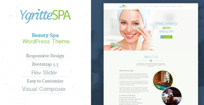Ygritte Spa - Beauty Salon WordPress Theme