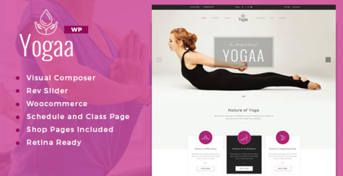 Yogaa – Healthy Beauty, Wellness & Yoga WordPress Theme