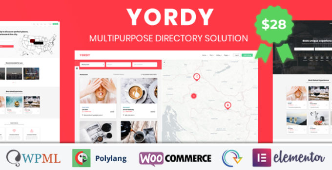 Yordy - Multipurpose Directory Listings WordPress Theme