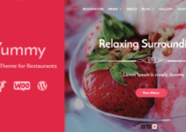 Yummy - Restaurant & Food Ordering WordPress Theme + Woocommerce