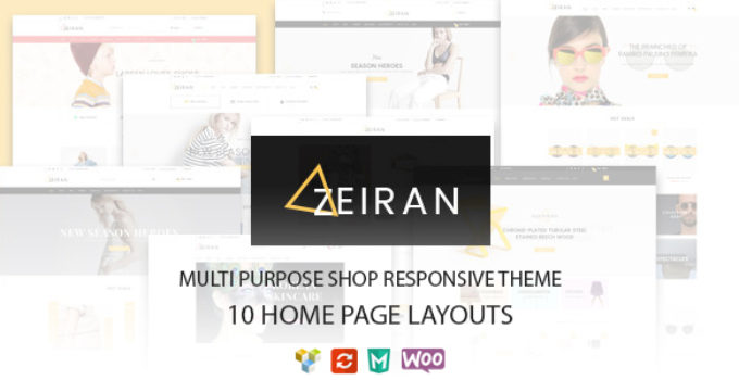 Zeiran - Multipurpose Responsive WooCommerce Theme