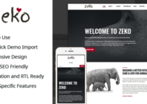 Zeko - Charity/Non-Profit WordPress Theme