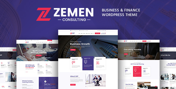 Zemen - Multi-Purpose Consulting Business WordPress Theme
