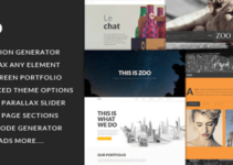 Zoo - Responsive One Page Parallax Theme