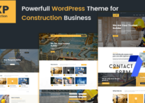 ZXP - Construction Building Company WordPress Theme