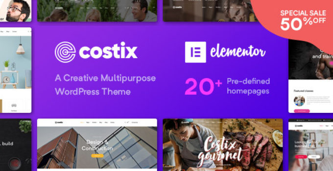 Costix - All-in-One Elementor WordPress Theme