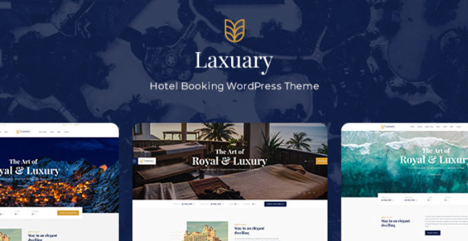 Laxuary - Hotel Booking WordPress Theme