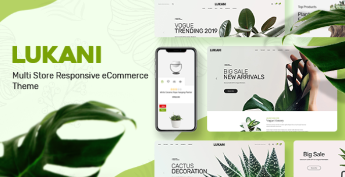 Lukani - Plant Store Theme for WooCommerce WordPress