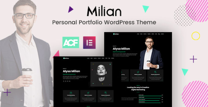 Milian - Personal Portfolio WordPress Theme