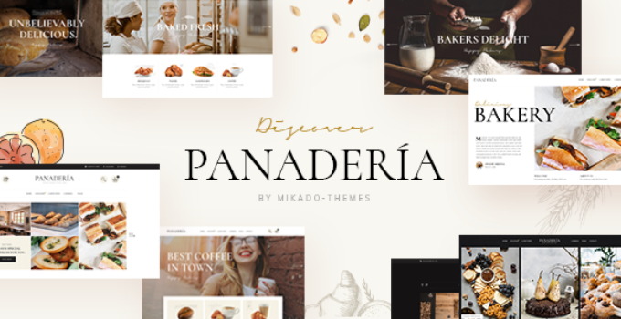 Panadería - Bakery and Pastry Shop Theme