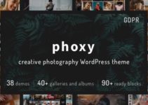 Photography Phoxy - Photography WordPress for photography