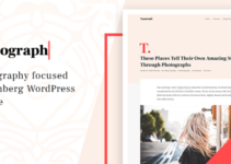 Typograph – Content Focused Gutenberg WordPress Blog Theme
