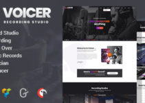 Voicer - Recording Studio WordPress Theme