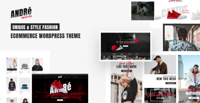 Andre - Sport Store for Gymnastics & Fitness WordPress Theme