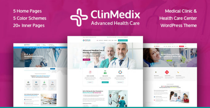 Clinmedix - Health And Medical WordPress Theme