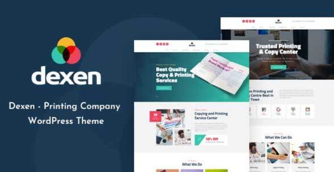 Dexen - Printing Company WordPress Theme