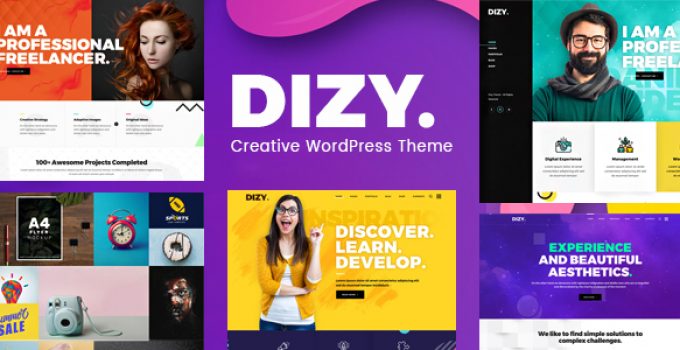 Dizy Portfolio - Creative Portfolio Theme
