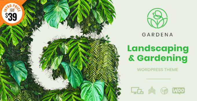 Gardena - WordPress Theme for Landscaping & Gardening