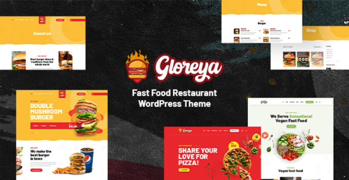 Gloreya - Fast Food WordPress Theme