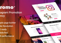 iPromo – Instagram Agency WordPress Theme