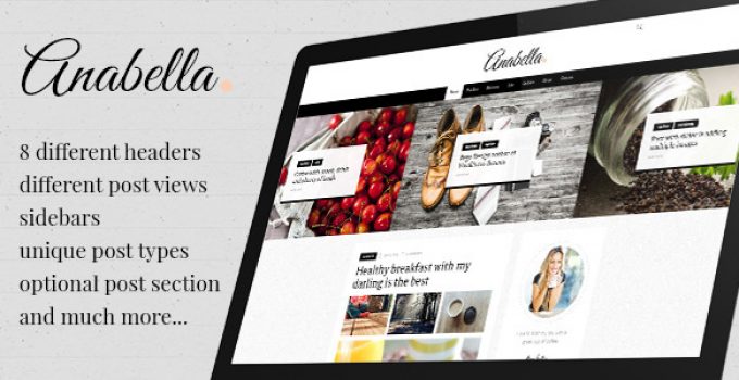 ANABELLA - Personal Blog/News WordPress Theme