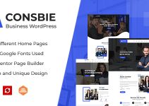 Consbie - Business & Consulting Elementor WordPress Theme
