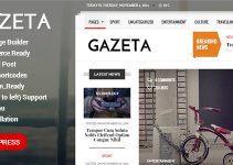 Gazeta - Responsive Magazine WordPress Theme