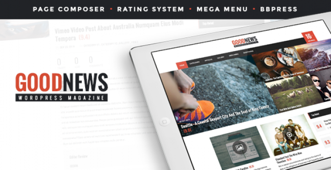 GoodNews - The News, Magazine and Blog Theme