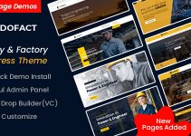 Indofact - Industry and factory WordPress Theme
