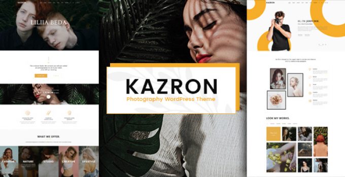 Kazron - Photography WordPress Theme