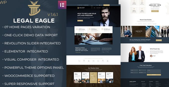 Legal Eagle | Law Firm and Business WordPress Theme