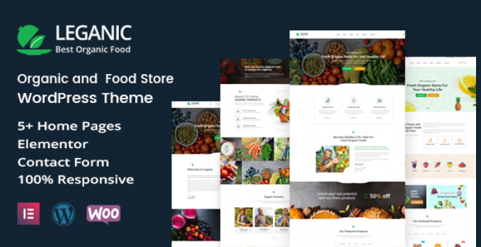 Leganic - Organic and Food Store WordPress Theme