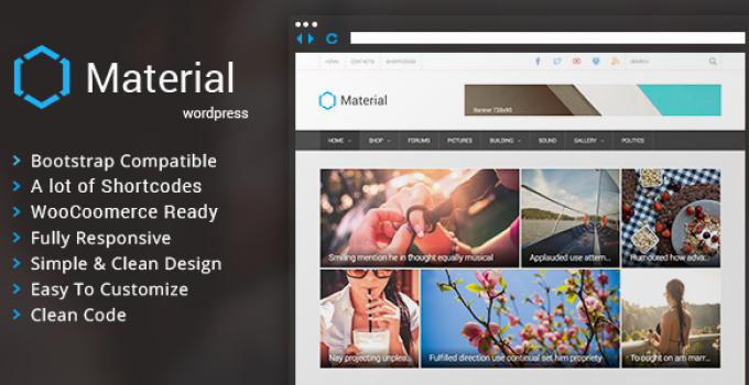 Material - Premium Magazine WordPress Theme