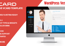 MilZinCard Resume / CV & Portfolio vCard WordPress Theme