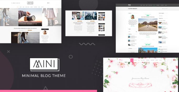 Mini Blog - Minimal Blog Theme, Blog WP