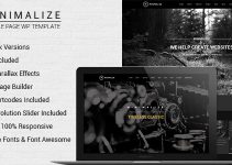 Minimalize | Single Page Theme