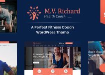 MV Richard - Health and Fitness WordPress Theme
