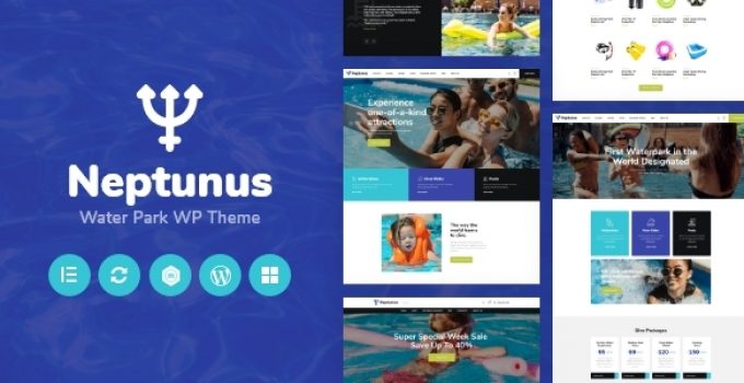 Neptunus - Water Park WordPress Theme
