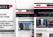 Reendex - Broadcast News Magazine WordPress Theme