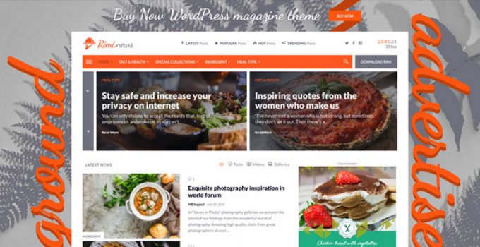 Rimi - WordPress Theme for Food Blog and Magazine