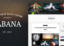 Sabana - Clean & Elegant WordPress Blog Theme
