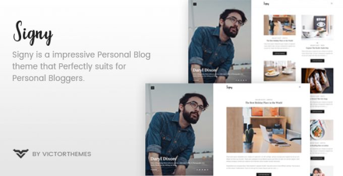 Signy - A Personal Blog WordPress Theme
