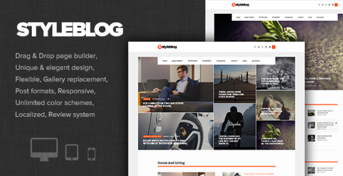 StyleBlog - Modern Personal, News WordPress Theme