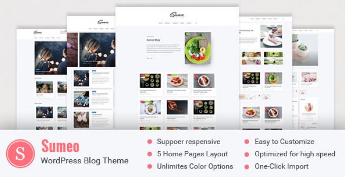 Sumeo - Blog WordPress Themes