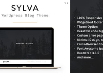 Sylva - Responsive Minimal Blog Theme