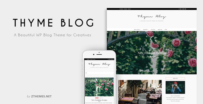 Thyme - A Blog & Shop Theme for WordPress