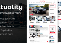 Actuality - Blog & Magazine WordPress Theme